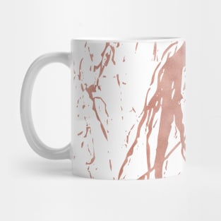 Rose Gold Marble Veins Mug